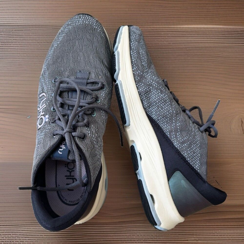 EUC Ryka Women Devotion X Walking Sneakers Folk Blue Sz 9